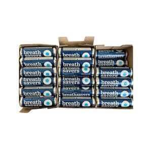 Breath Savers Peppermint Sugar Free Breat Mint Rolls (34 Count)